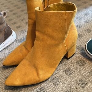 Yellow Ankle Boots